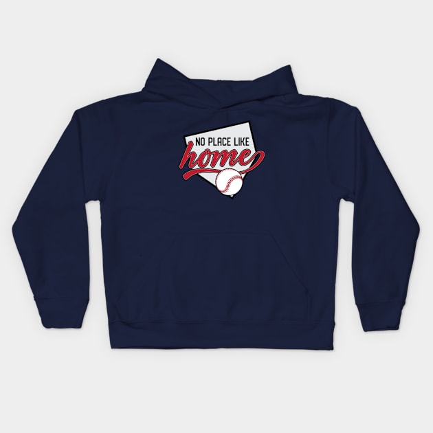 No Place Like Home, Baseball © GraphicLoveShop Kids Hoodie by GraphicLoveShop